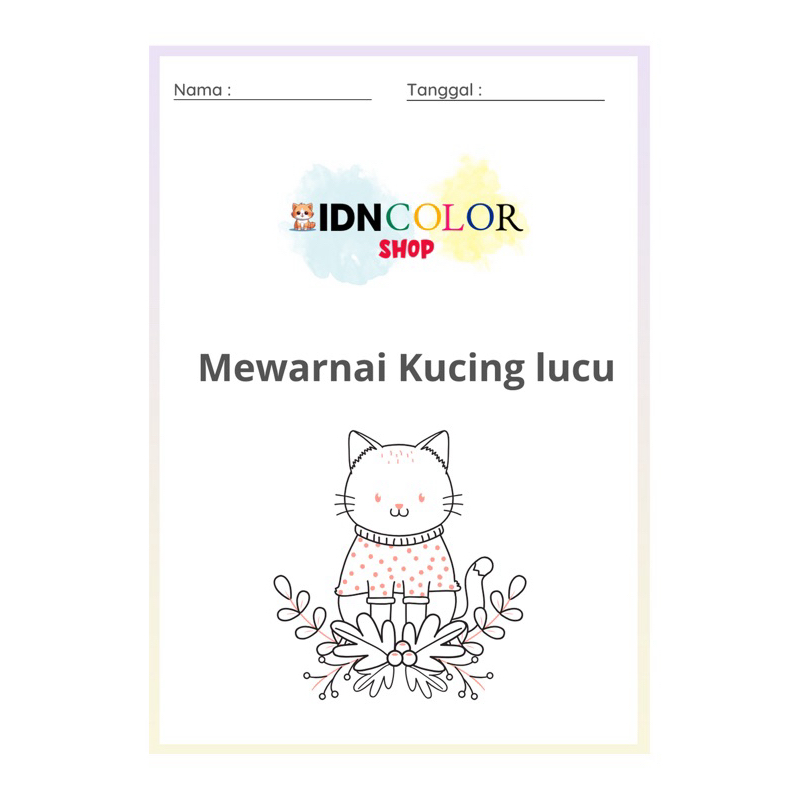 

Mewarnai gambar edisi kucing lucu