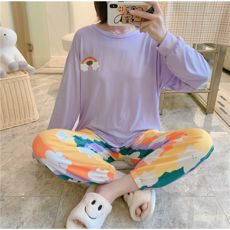 Baju Tidur Joger Wanita Lengan Panjang