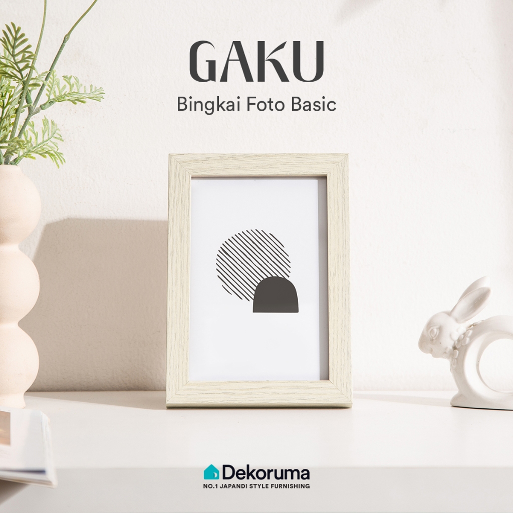 Dekoruma GAKU Bingkai Foto Basic 4R 10 x 15 cm
