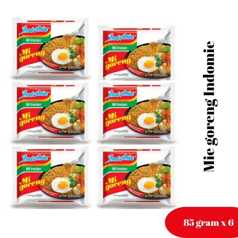 

Indomie goreng 85 gr x 6