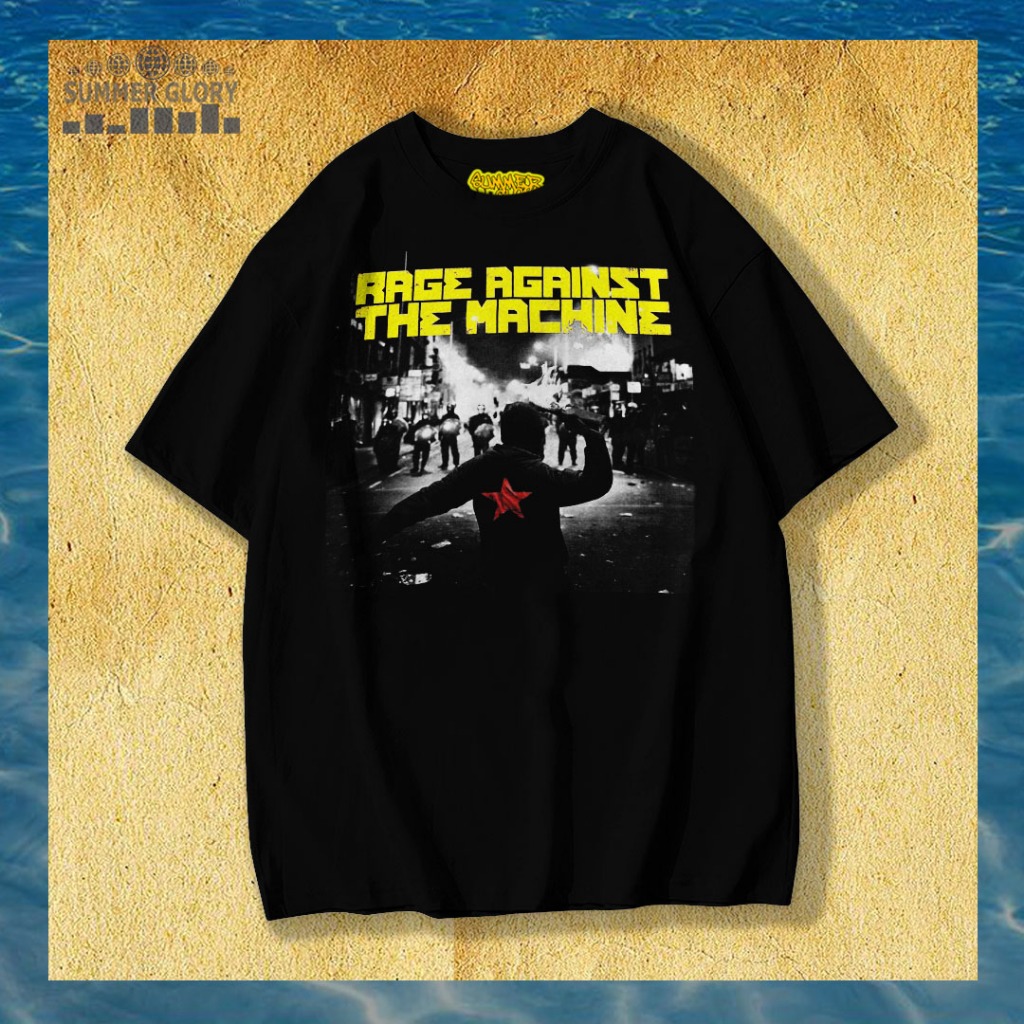 RAGE AGAINTS THE MACHINE T-SHIRT / KAOS BAND RATM / KAOS RATM