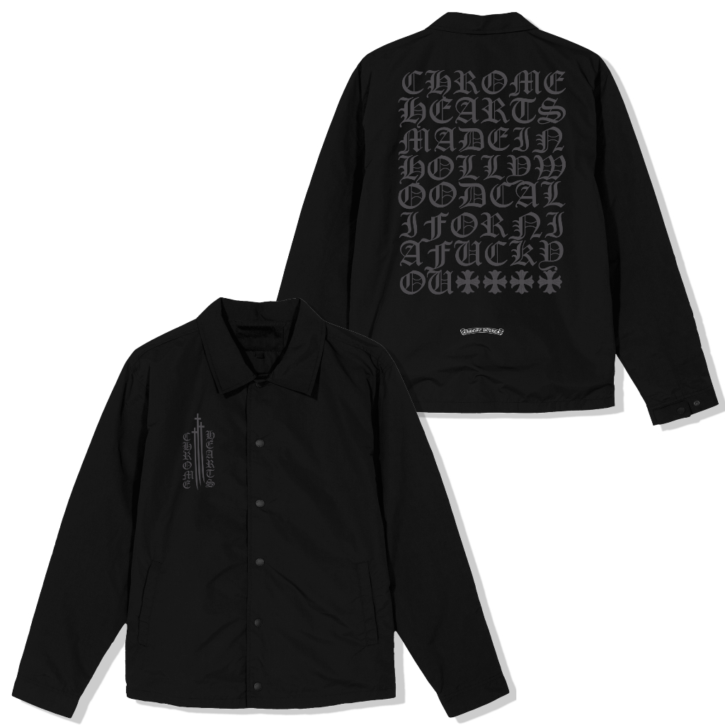 Jaket Coach Chrome Hearts Vinny Cover Wind Breaker Comic Manhwa