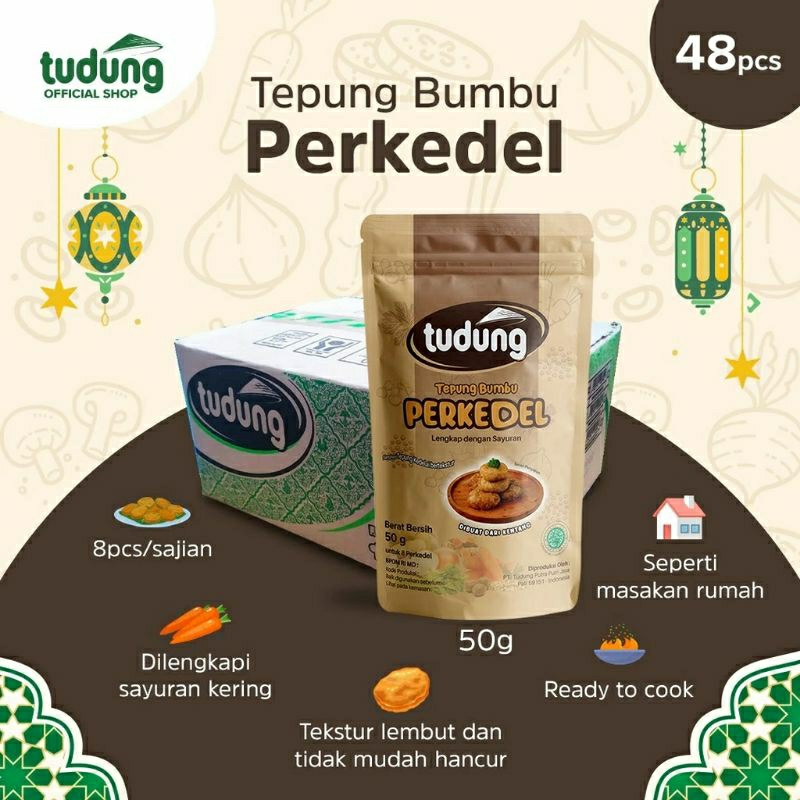 

Tudung Bumbu Perkedel 48pcs