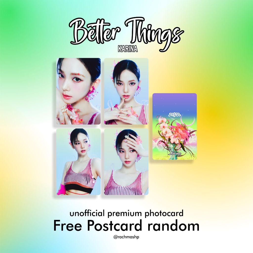 PHOTOCARD/PC Better Things Karina Aespa  - Unoff