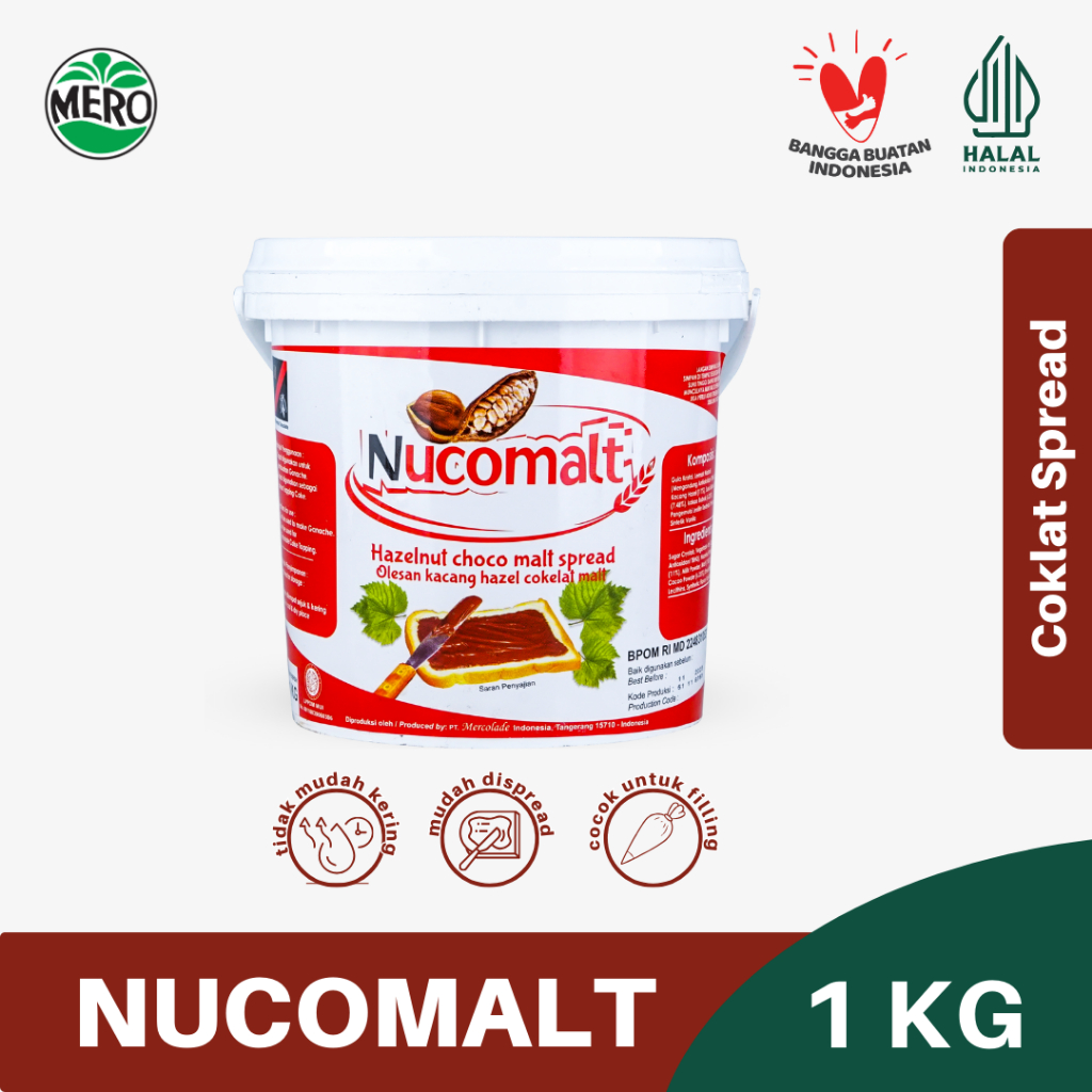 

Nucomalt hazelnut Spread 1kg