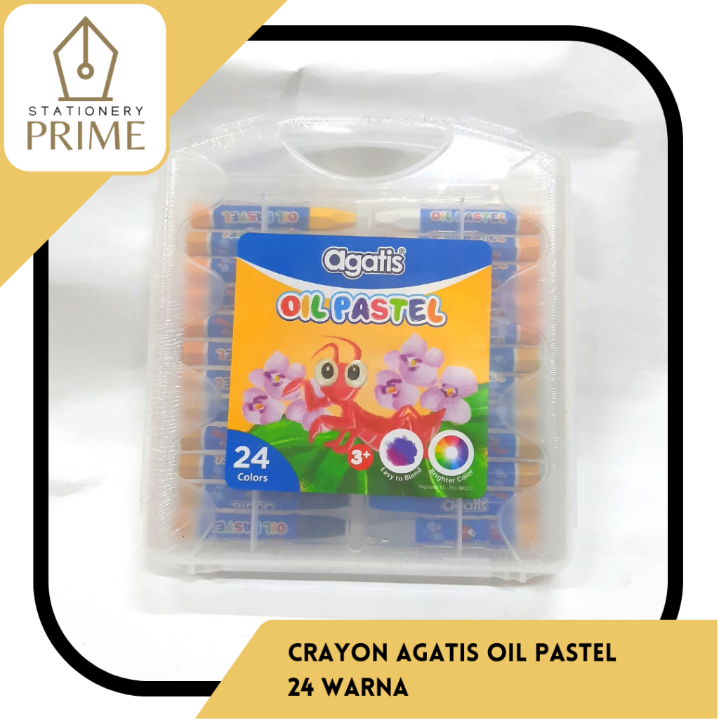 

Crayon Agatis Oil Pastel 24 Warna