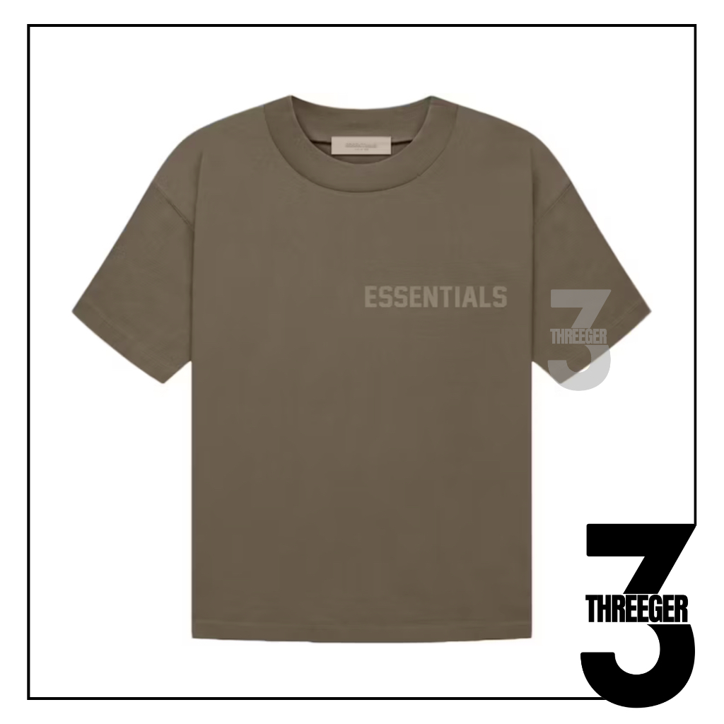 Essentials Fear Of God Tee Wood Original Authentic