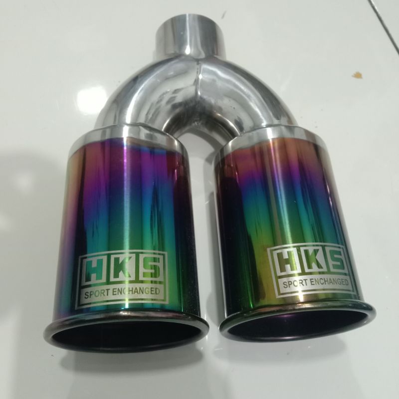 Knalpot Mobil HKS Cabang 2 Full Stainless