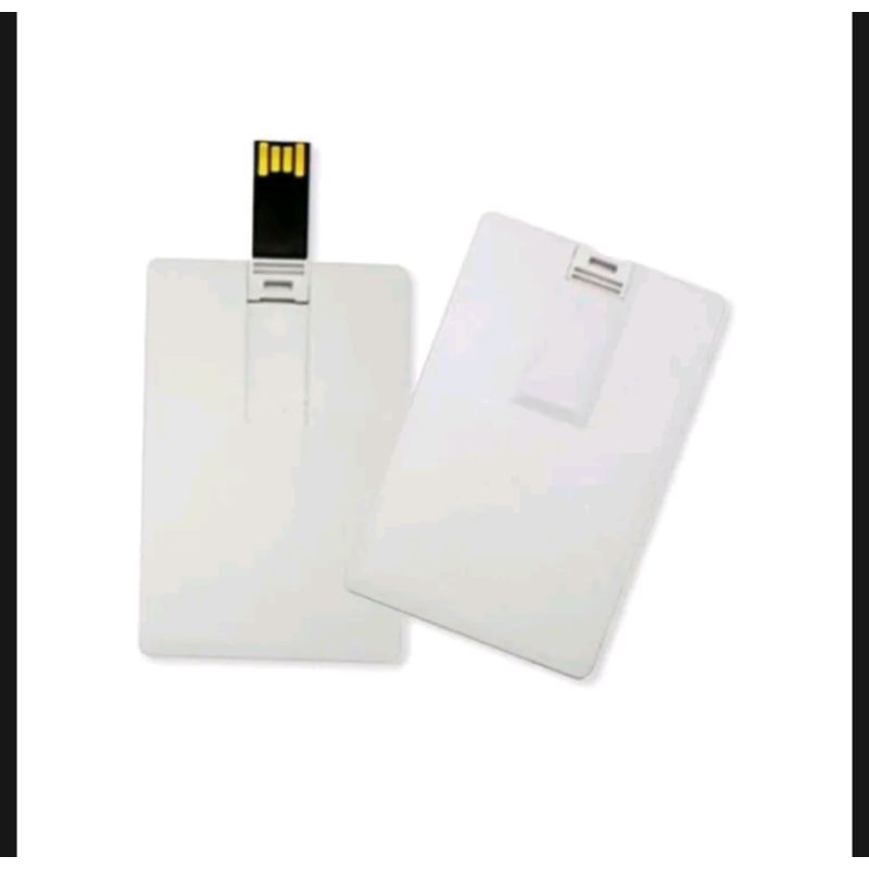 Flashdisk kartu polos warna putih