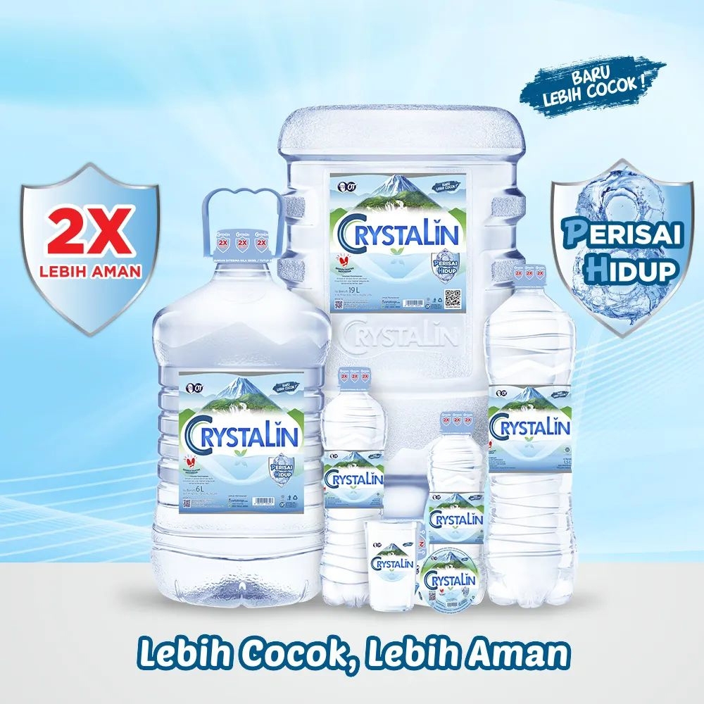 

Crystalin Air Mineral 600 - 1.5 Liter