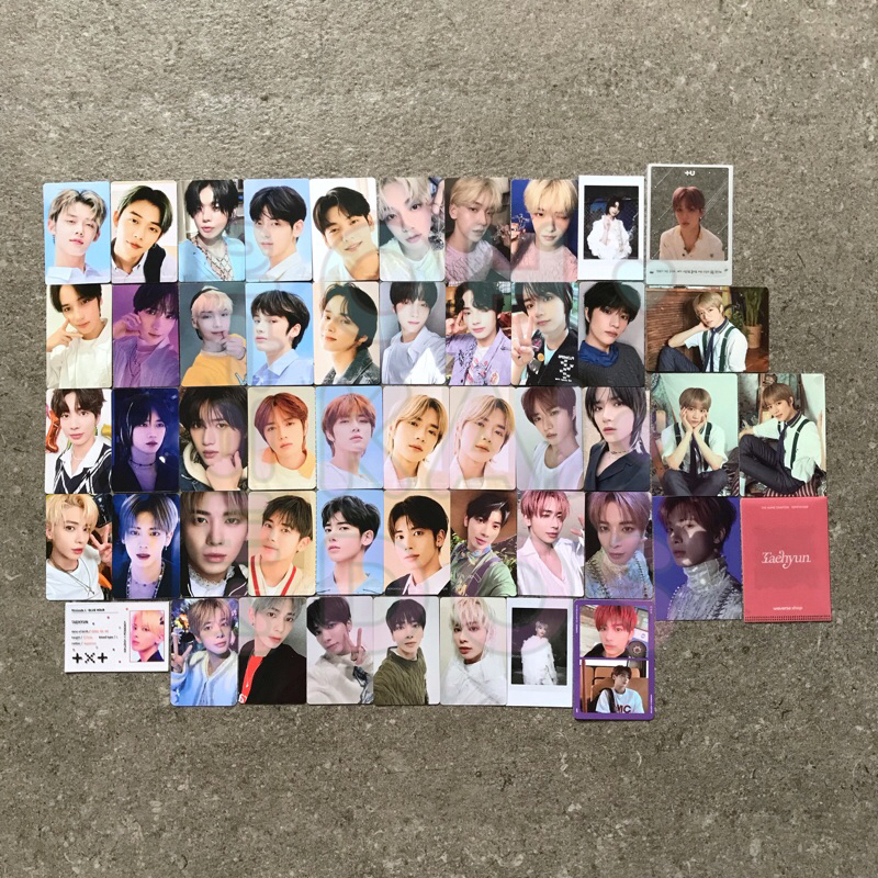 TXT PHOTOCARD | pc tomorrow x together taehyun beomgyu hueningkai hyuka freeze boy tccf deco kit mpc