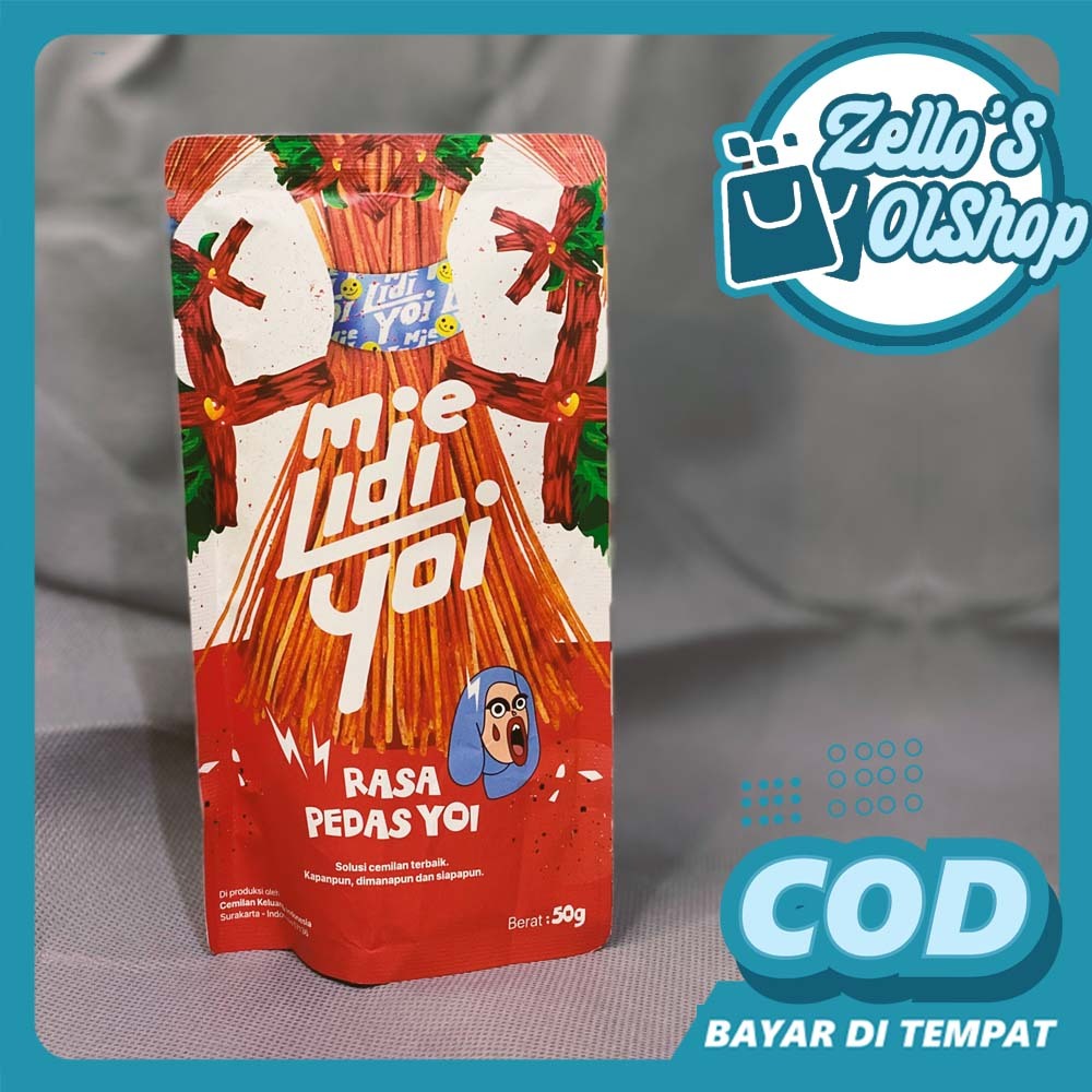 

Cemilan Lidi-lidian MIE Lidi Yoi Rasa Pedas Yoi (50 gram) Jajanan Viral Renyah Gurih Cemilan Kekinian Snack Keluarga Indonesia