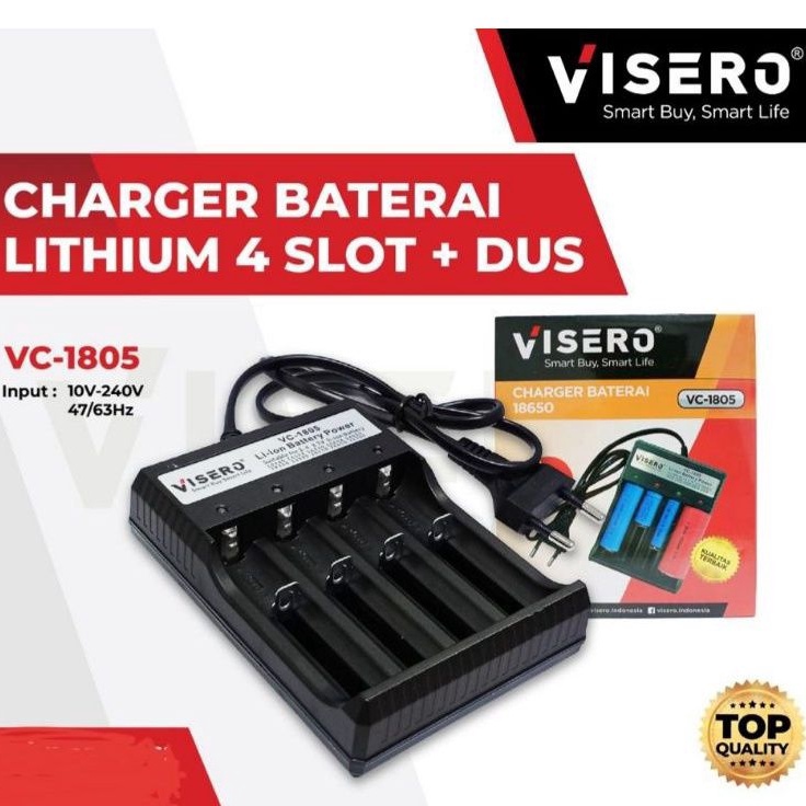 GROSIR alat cas CHARGER BATERAI 18650 3.7volt 2 slot 4 slot battery buruan
