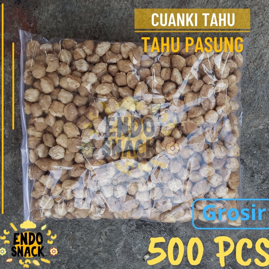 

Promo Keren CUANKI TAHU 500 PCS Tahu Pasung Pelengkap Baso Aci, Seblak, dan Cuanki