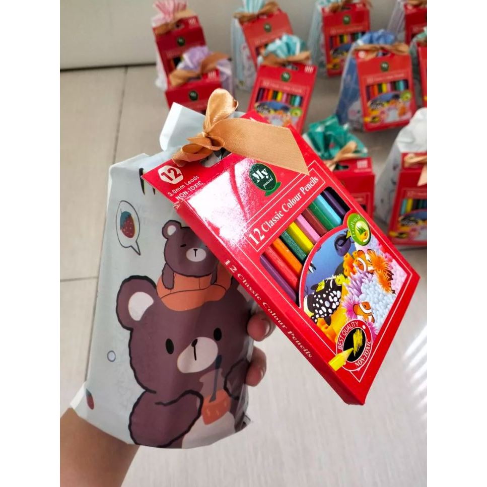 

Pensil 12 Warna Pendek Mini MY PENCIL Color Pencil Paper Box Classic