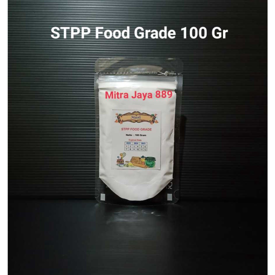 

Cuci Gudang STPP Food Grade Thailand 100 Gram / STTP Food Grade Aditya Birla / Pengenyal Bakso Mie / Perenyah Kerupuk HALAL / Sodium Tripolyphosphate