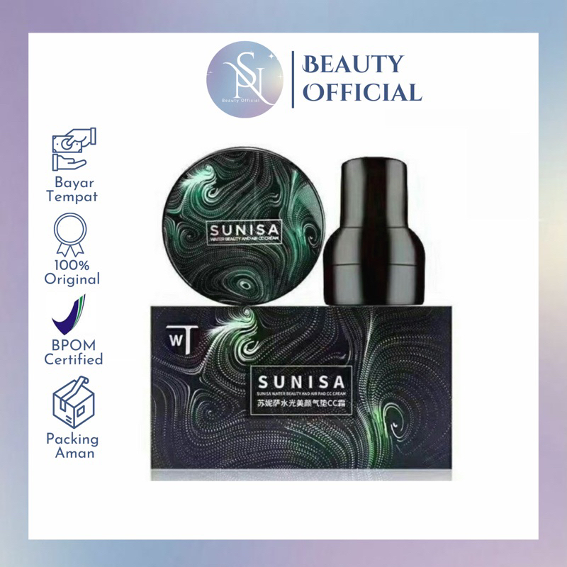 Sunisa Original 100% Air Cushion BB Cream / Foundation Sunisa / Bedak Sunisa Cushion Waterproof