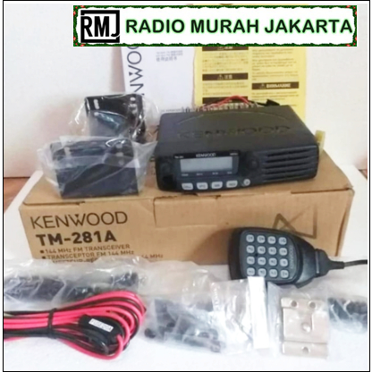 RADIO RIG KENWOOD TM281 TM 281 TM-281A TM281A VHF ORIGINAL BERGARANSI