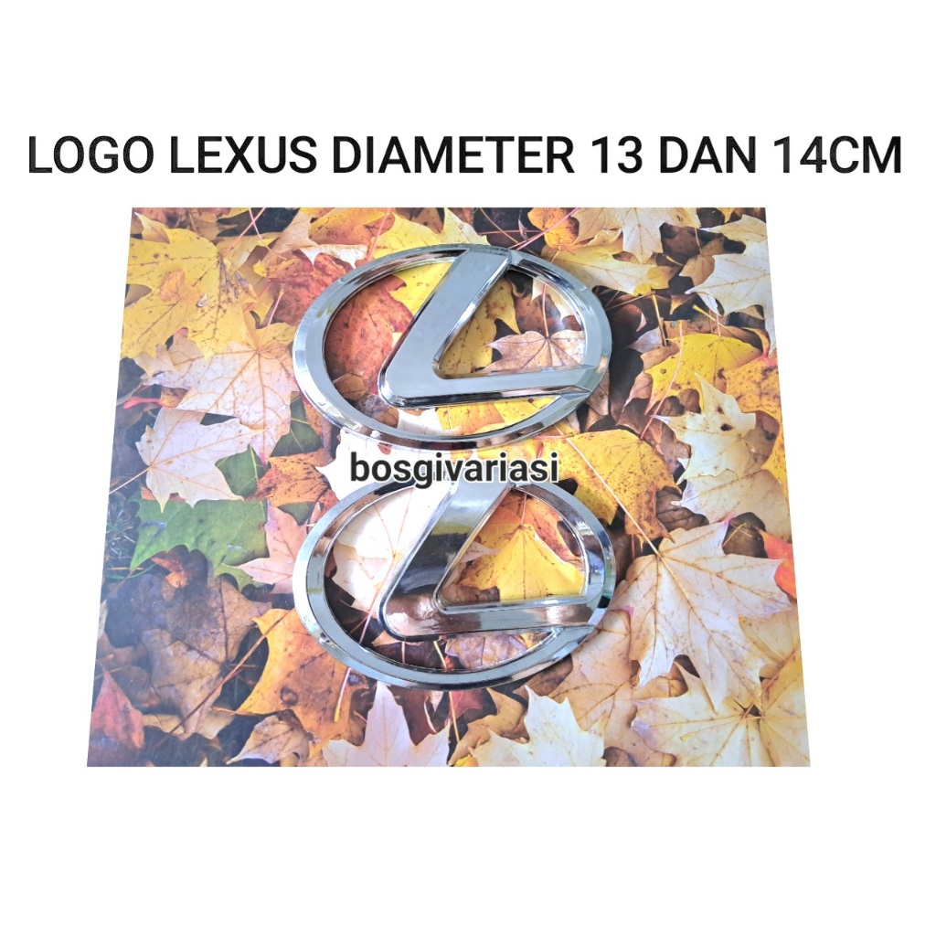 emblem Logo Lexus Chrome / Logo lexus avanza xenia calya sigra agya ukuran 13cm dan 14cm