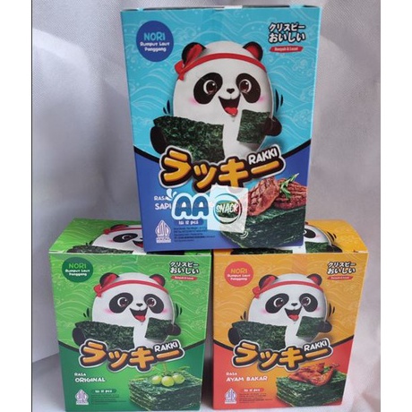 

Belanja disini RAKKI NORI ISI 12 X 4.5GR