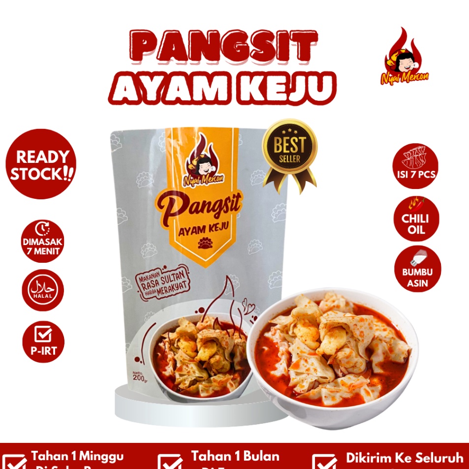 

Harga Bersaing PANGSIT AYAM KEJU NYAI MERCON