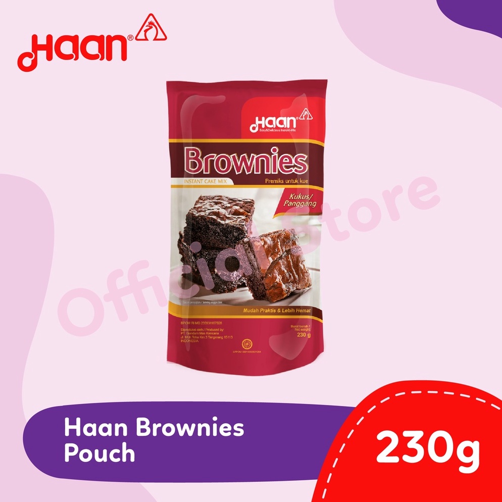 

Tren Baru HAAN BROWNIES 230gr