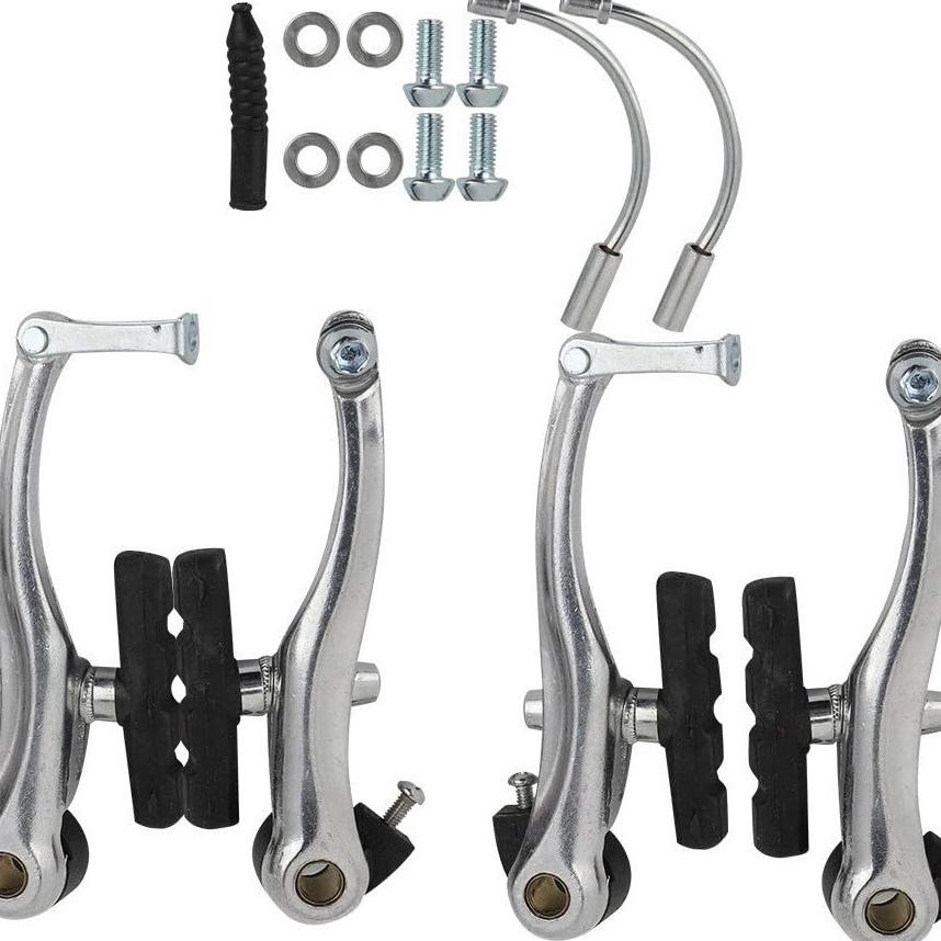 Diskon Rem Sepeda Vbrake Full Alloy Chrome Sepeda Lipat MTB Minivelo DLL.