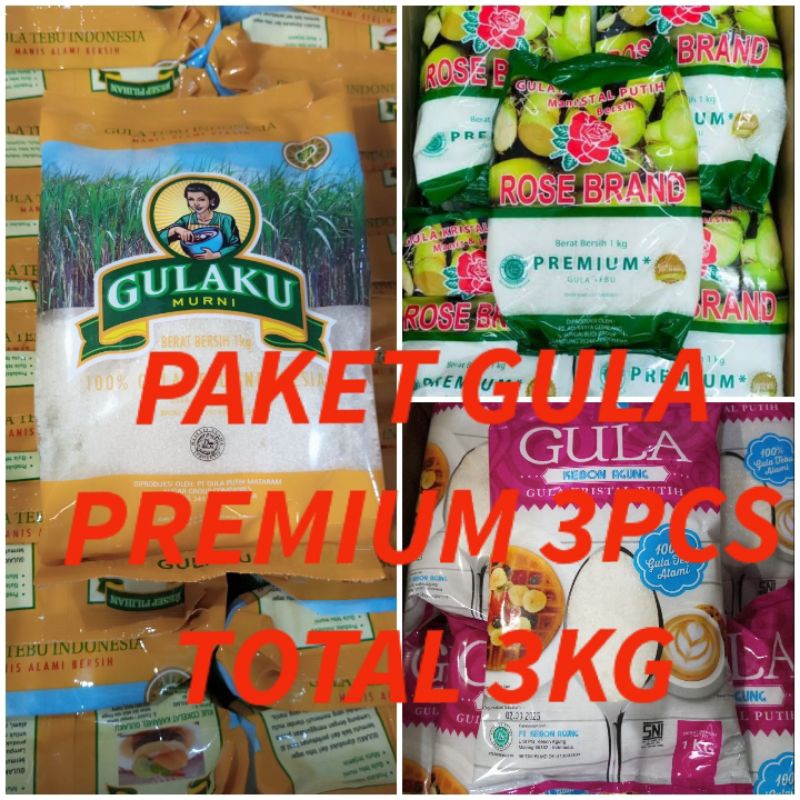 

HOT Product Paket Gula Premium 1Kg'an 3Pcs & Minyak Premium MURAHHH , Malang Jatim !!