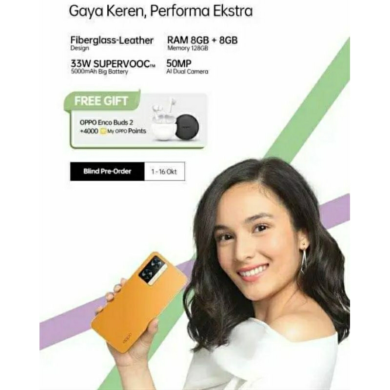 hape oppo A77s ram 8/128