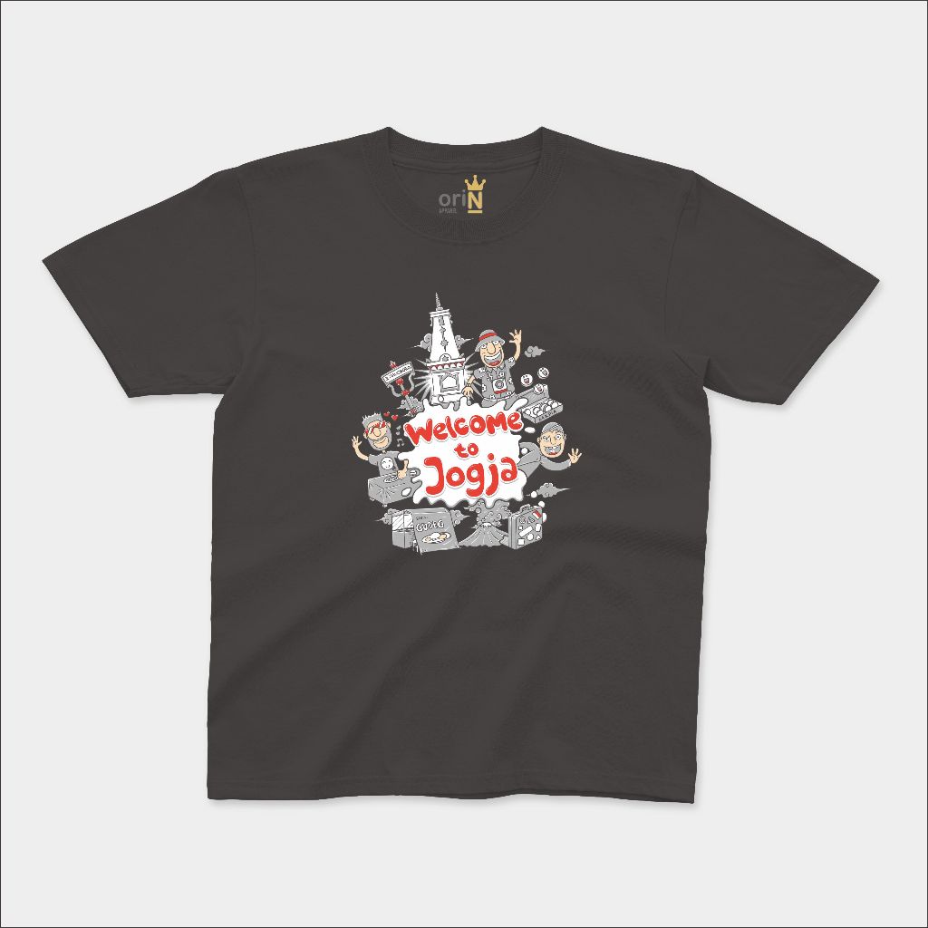 Baju Anak Pakaian Anak Laki Laki dan Perempuan Kaos Distro WELCOME JOGJA