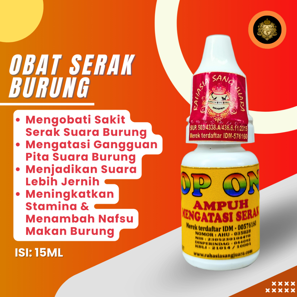 OBAT SERAK BURUNG MURAI BATU KENARI PERKUTUT CUCAK IJO AMPUH MENGATASI BURUNG SERAK SUARA