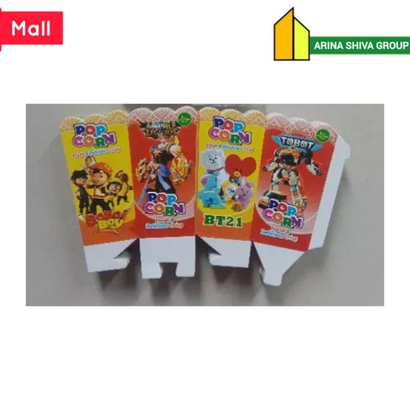 

300 LEMBAR KERTAS POPCORN 12 × 6 BAHAN DUPLEK POPCORN BERKUALITAS | KARDUS KEMASAN POPCORN UKURAN 12 × 6 PRODUK TERBARU | DUS POPCORN 12 × 6 MURAH | TOKO POPCORN OFFICIAL | SHIVACORP 214
