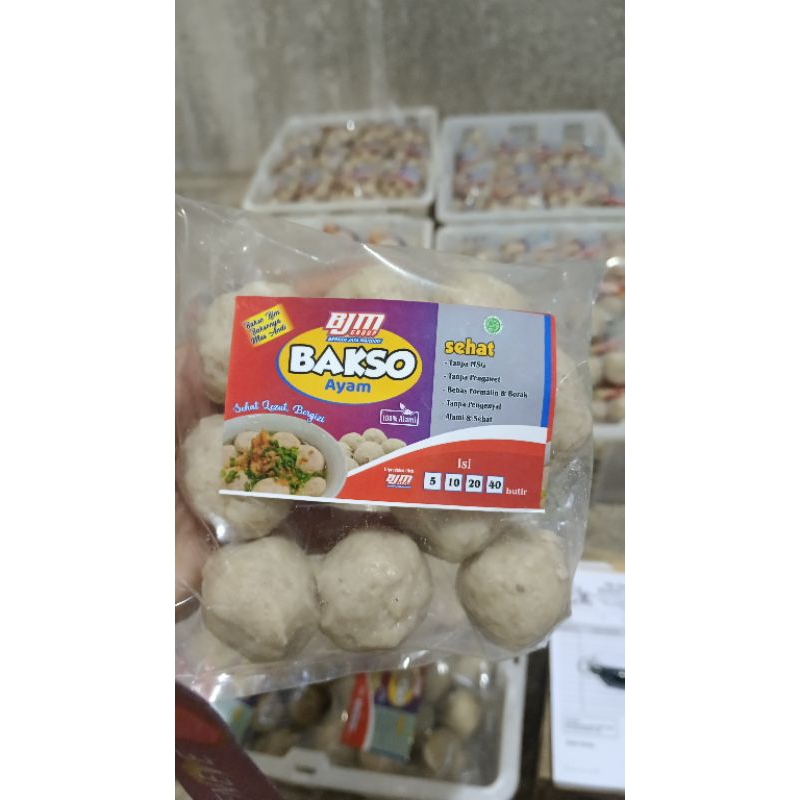 

bakso ayam 10.000 dapat 20
