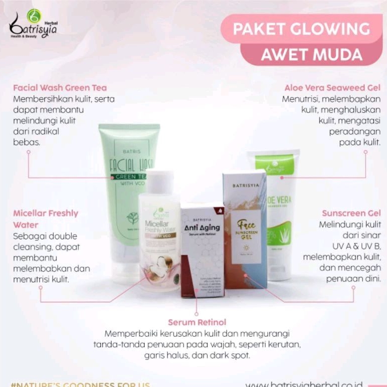 Paket Glowing Awet Muda Batrisyia Herbal
