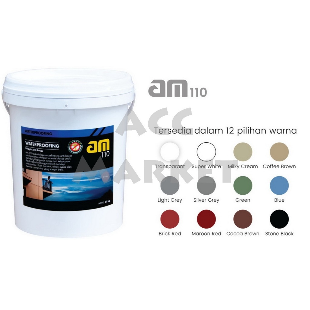 Cat Tembok Pelapis Anti Bocor Am 110 20kg Am110