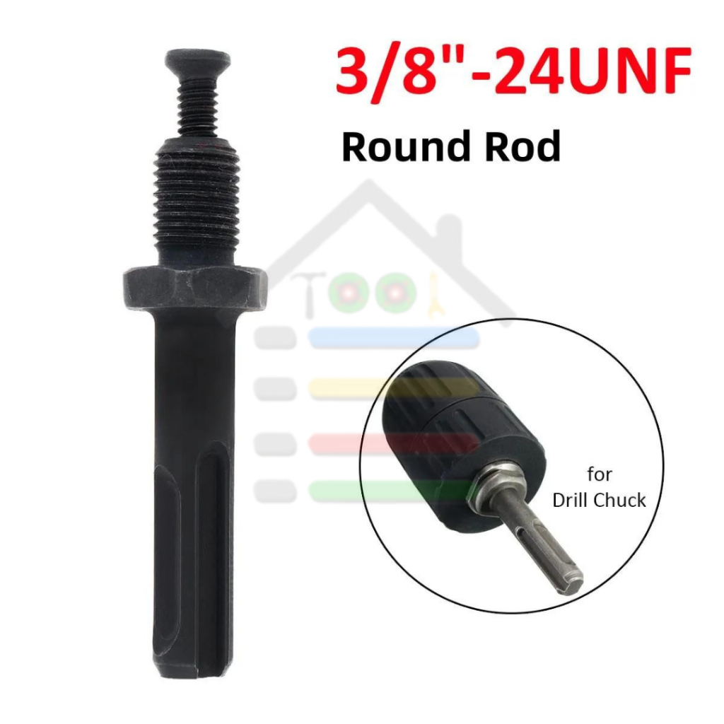 BATANG KONEKTOR SDS PLUS + BAUT 3/8 24UNF 13MM