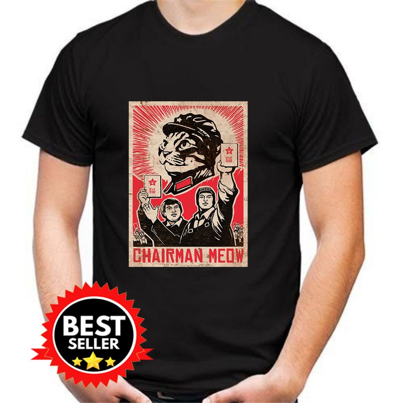 T-Shirt Chairman Meow Kittens Of The World Kaos