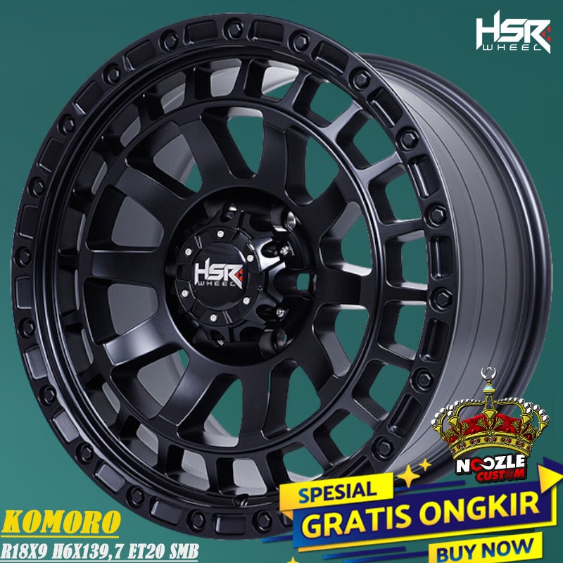 Velg Mobil Pajero Fortuner R18 Lubang 6 Pelek Mobil offroad Ring  18 Terbaru HSR