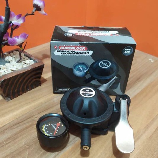 Terbaik Regulator superlock GRS 01  regulator kompor gas tekanan rendah !