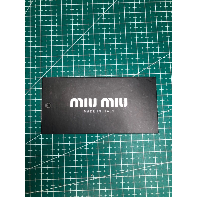 

MIU MIU LABEL TAG HANGTAG SUPER PREMIUM CO 1X DIKIRIM 600PCS