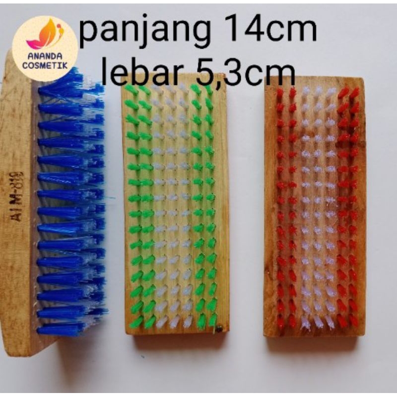SIKAT CUCI BAJU KAYU 14CM - SIKAT PENCUCI BAJU UKURAN BESAR