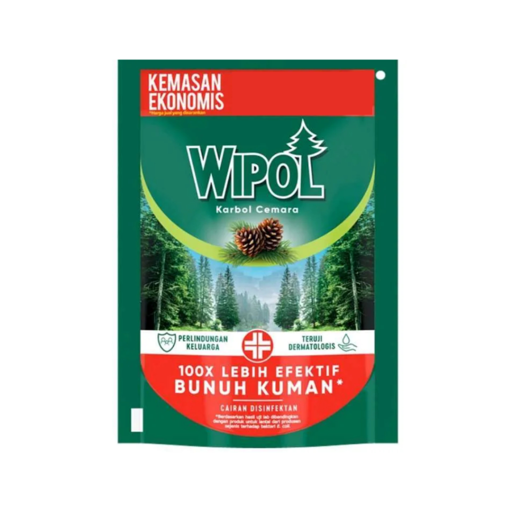 Pembersih Lantai Karbol Wipol Cemara 200 ml