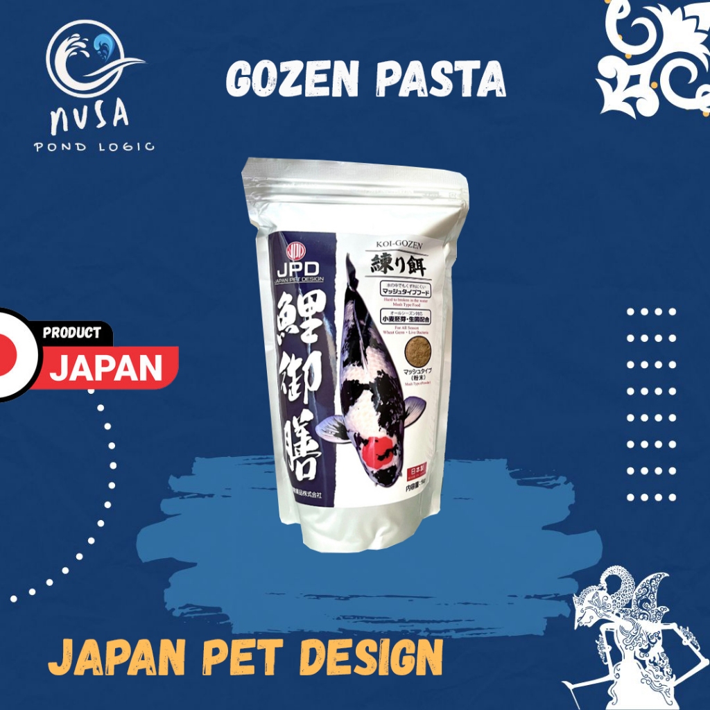Pakan Koi Powder JPD Koi Gozen 1Kg Bubuk Makanan Ikan Koi Japan
