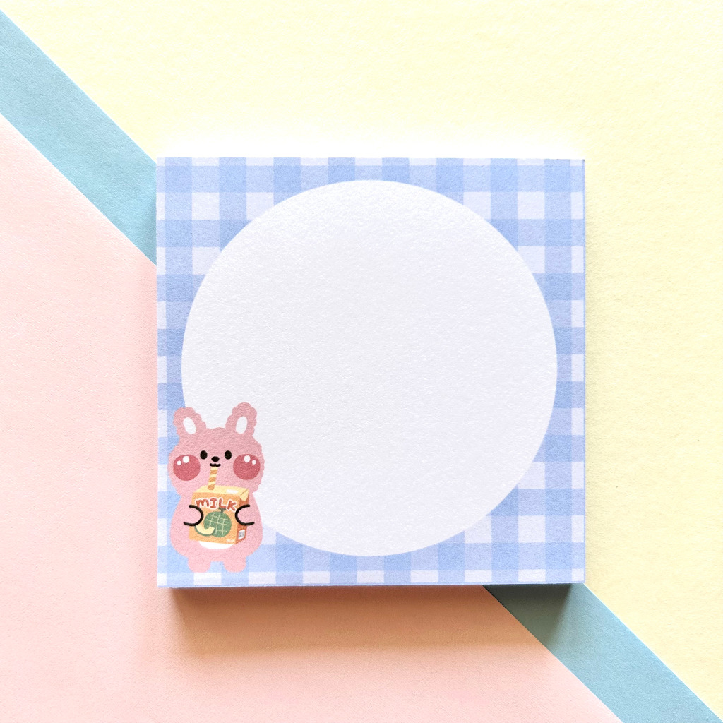 

HOUI - Memopad Lucu Cute Colorful // BLUE 8 X 8 cm