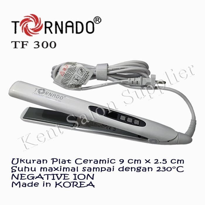 Catok Tornado TF 300 White Catokan Pelurus Rambut Korea