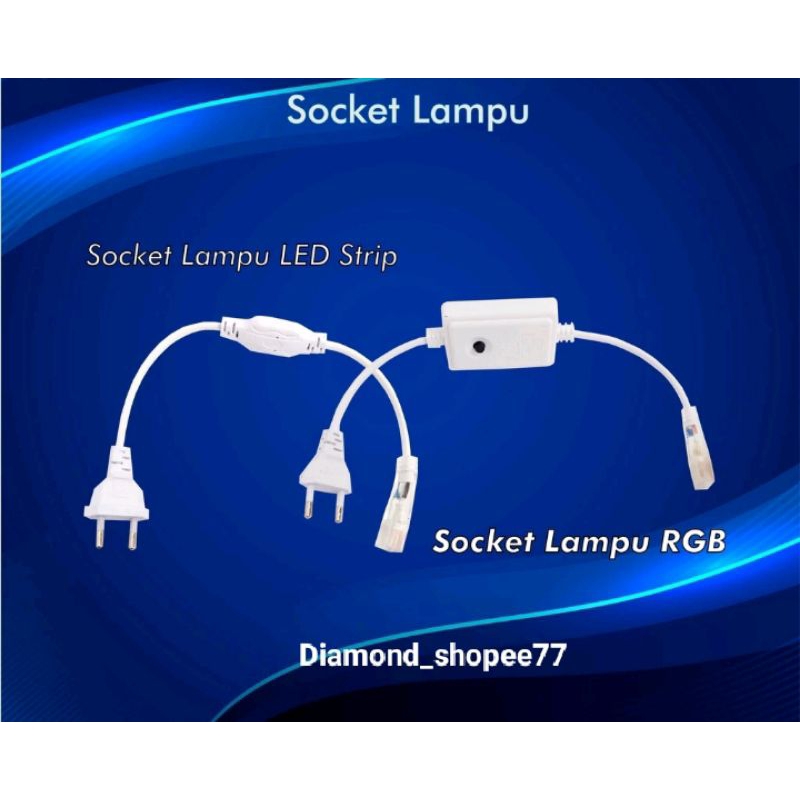 Soket lampu LED strip selang LED Neon Flex