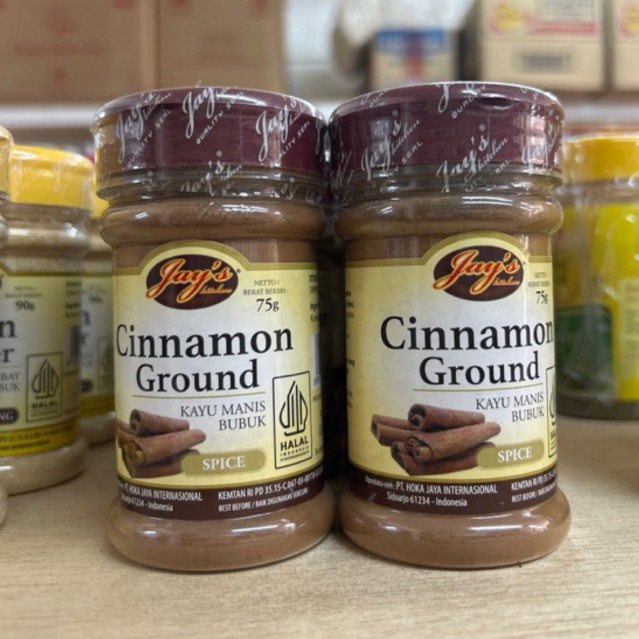 

Jays Kayu Manis Bubuk / Cinnamon Ground 75gr