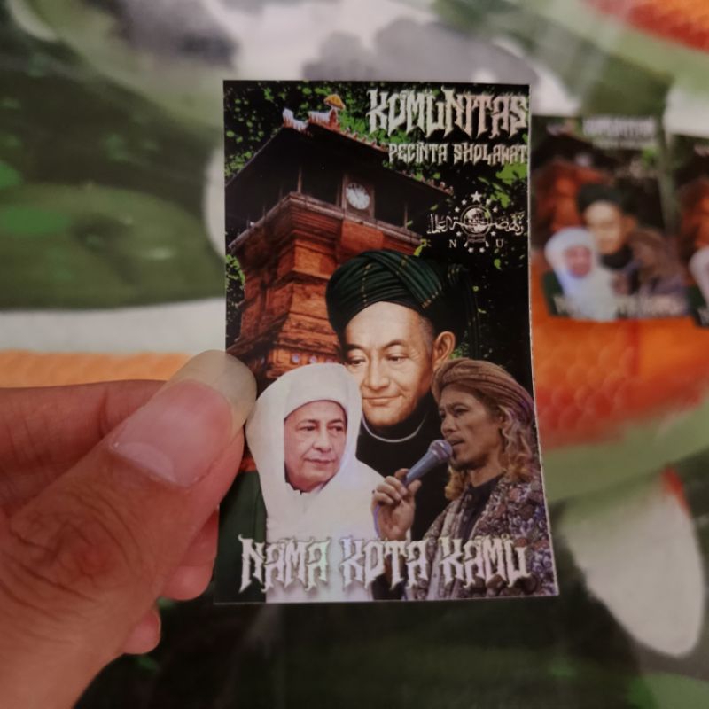 

(Minimal Order 10pcs) Stiker Komunitas Pecinta Sholawat, Habib Lutfhi, Gandrung Nabi, Vynil/Hologram Tahan Air Tahan Lama