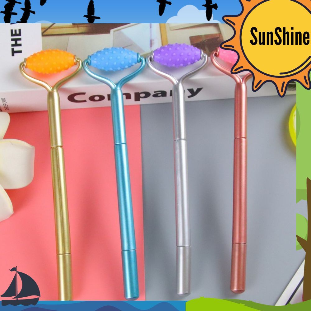 

✨Sunshine Fancy✨ 12 Pcs / SELUSIN Pena / Pulpen Motif Gel Face Roller / Pijat Muka Lucu S0246