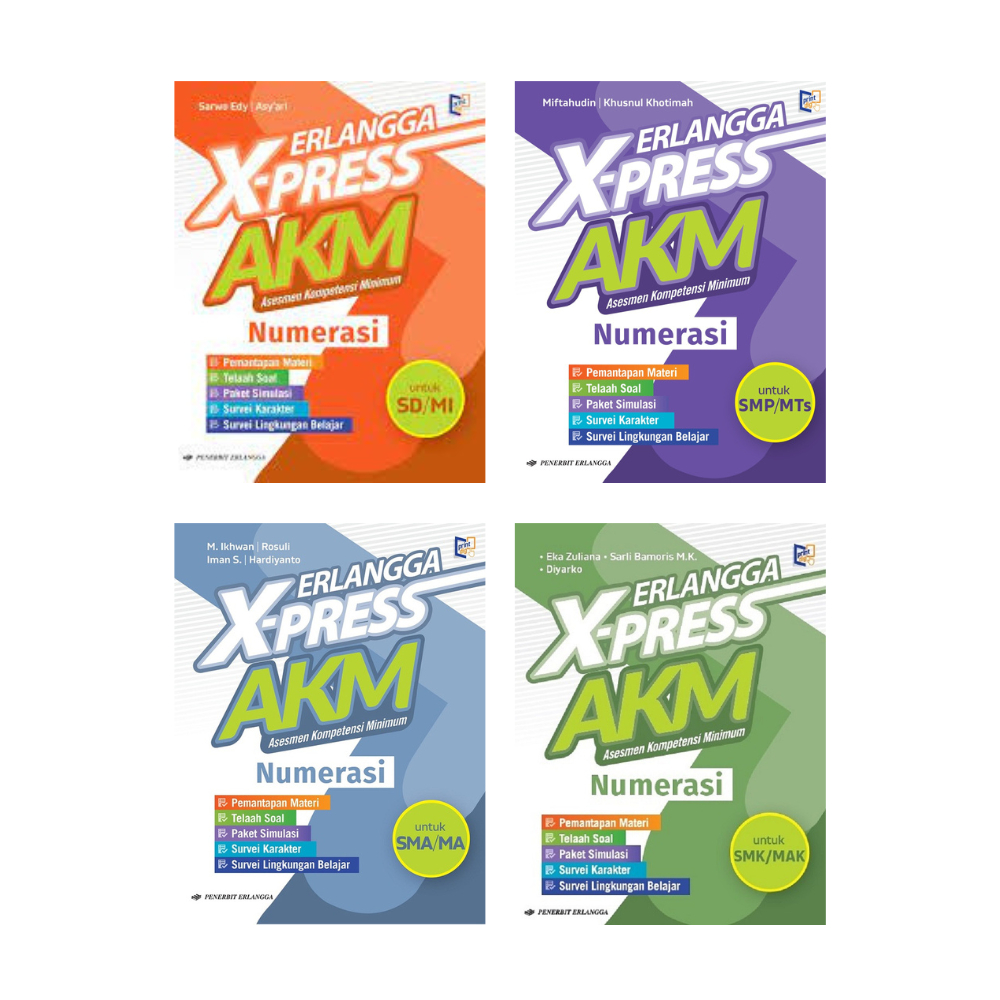 

Buku Erlangga X-Press Akm SMP, SMA, SMK (Numerasi) - Erlangga